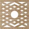 Ekena Millwork Chevron Wood Fretwork Pierced Ceiling Medallion, Red Oak, 30"OD x 7 3/4"ID x 1/4"T CMWP30X30X0250CHRO - alternate 2